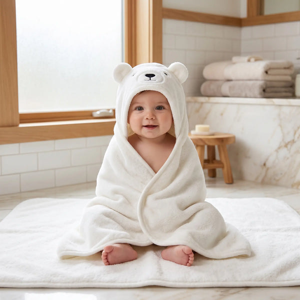 Cozy Cartoon Toddler Bathrobe