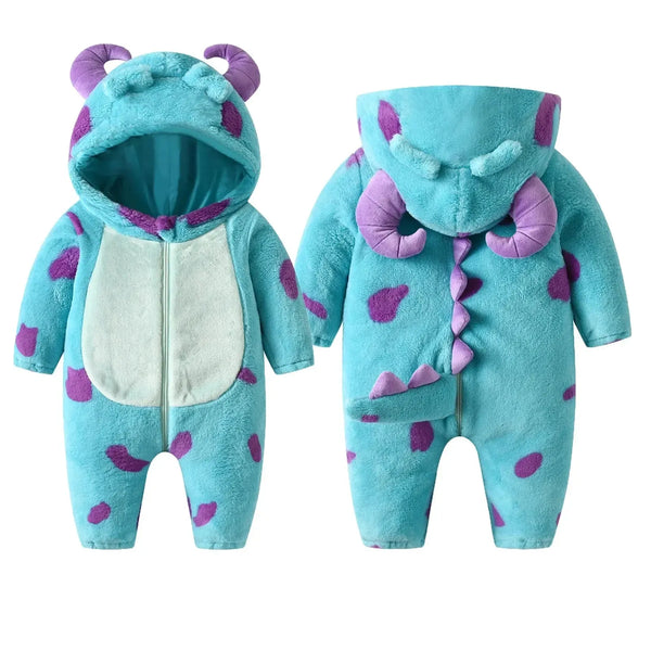Alternate view 2 of Cozy Critter Baby Romper