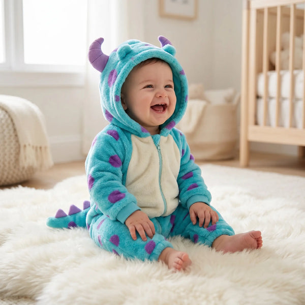 Cozy Critter Baby Romper