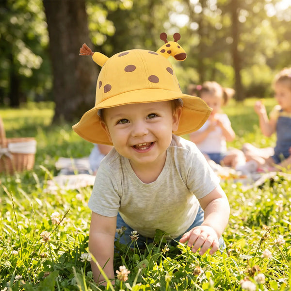 Cute Giraffe Toddler Sun Hat