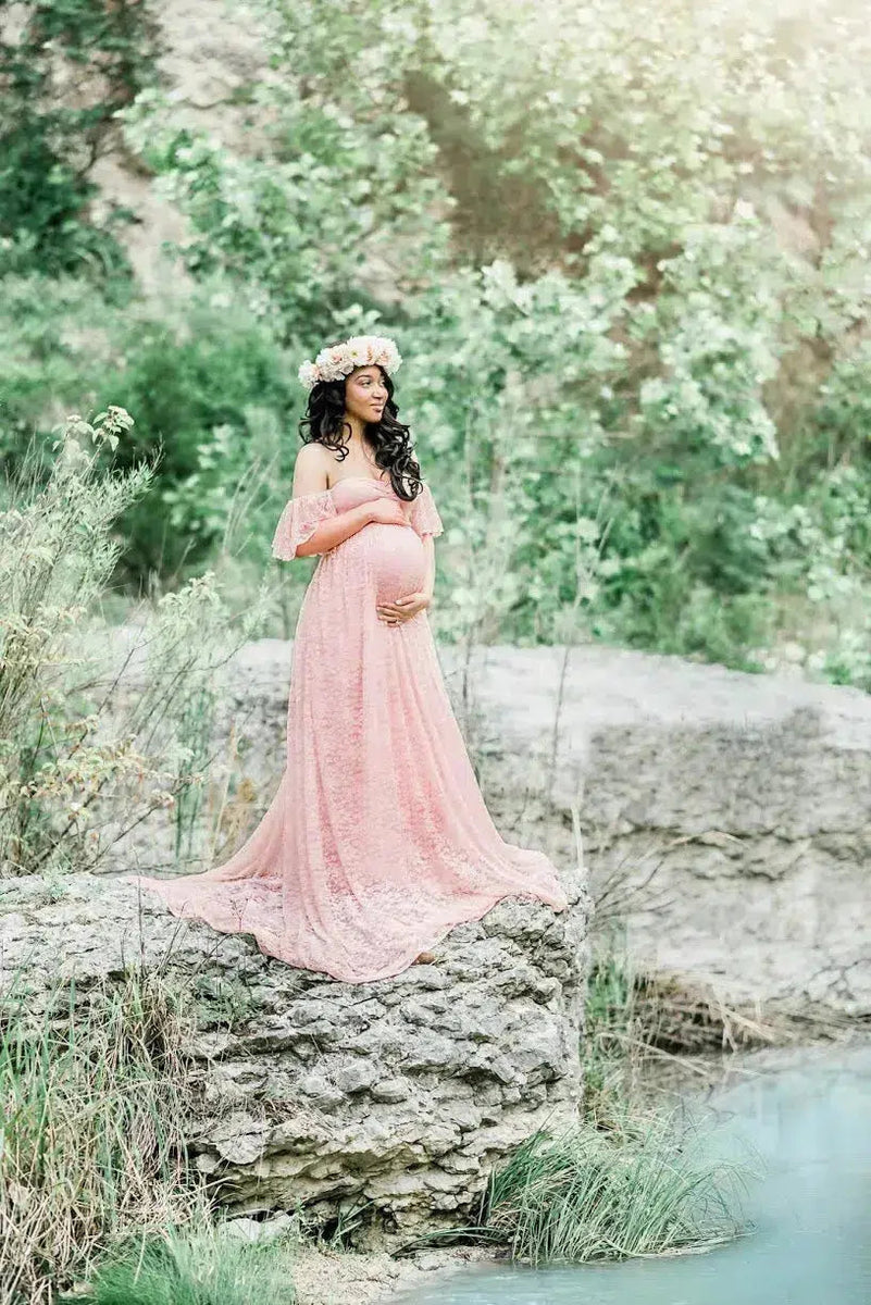 Elegant Maternity Dress for Photo Shoots-Maternity Miracles - Mom & Baby Gifts