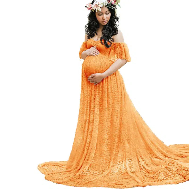 Elegant Maternity Dress for Photo Shoots-Maternity Miracles - Mom & Baby Gifts