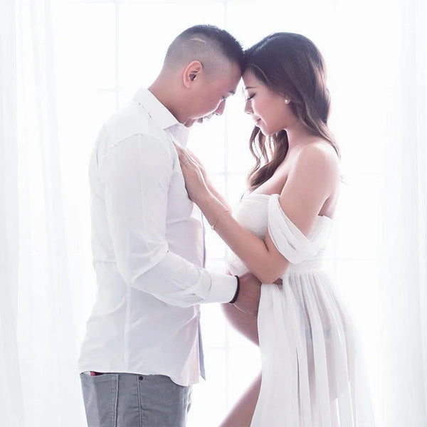 Elegant Maternity Photo Dress