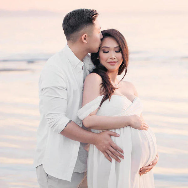 Elegant Maternity Photo Dress