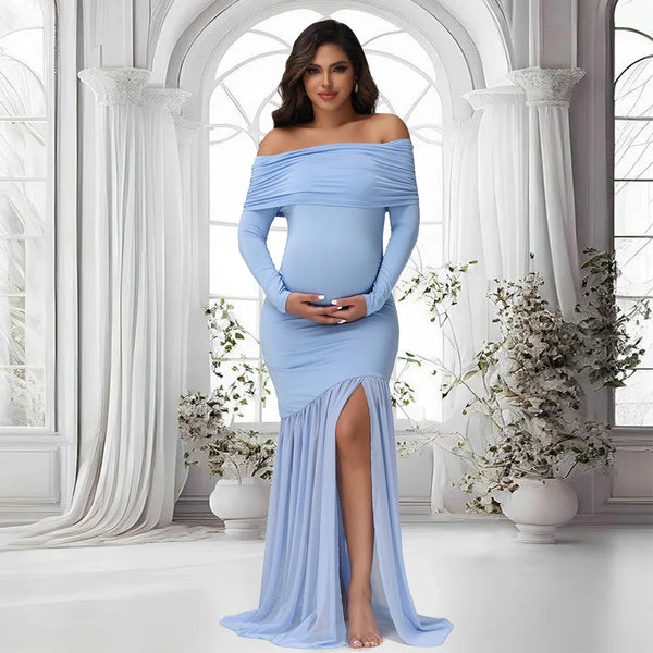 Elegant Maternity Photo Gown
