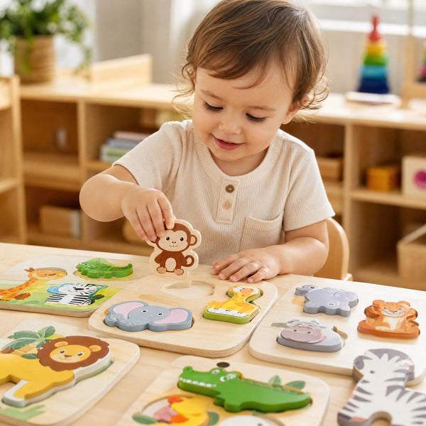 Fun Animal Puzzle Boards