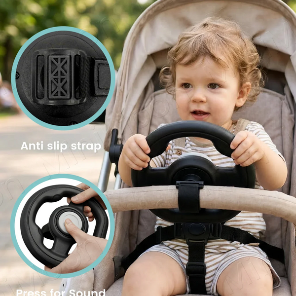 Fun Steering Wheel for Strollers-Maternity Miracles - Mom & Baby Gifts