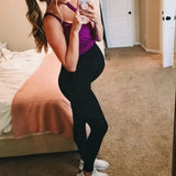 High Waist Pregnancy Leggings-Maternity Miracles - Mom & Baby Gifts