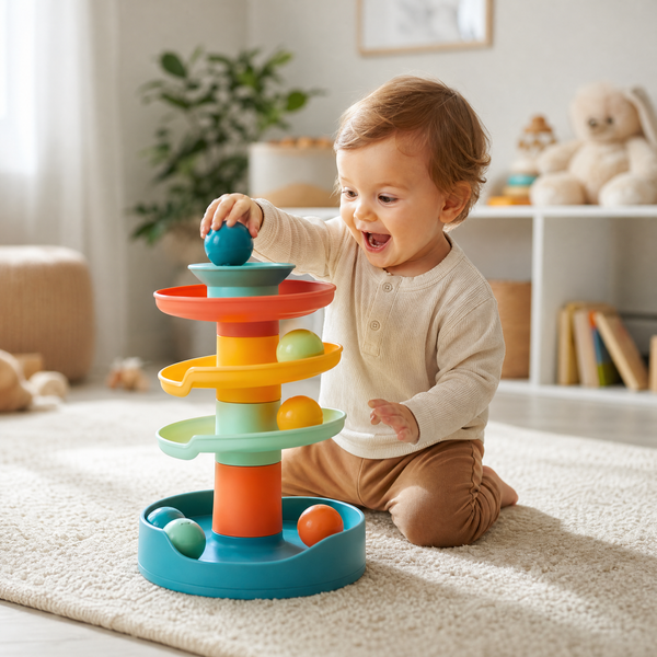 Interactive Ball Track Tower - Lifestyle