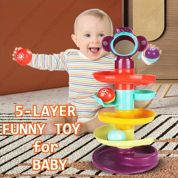 Interactive Ball Track Tower