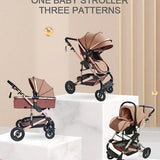 3-in-1 Baby Stroller Luxury Travel System-Maternity Miracles - Mom & Baby Gifts