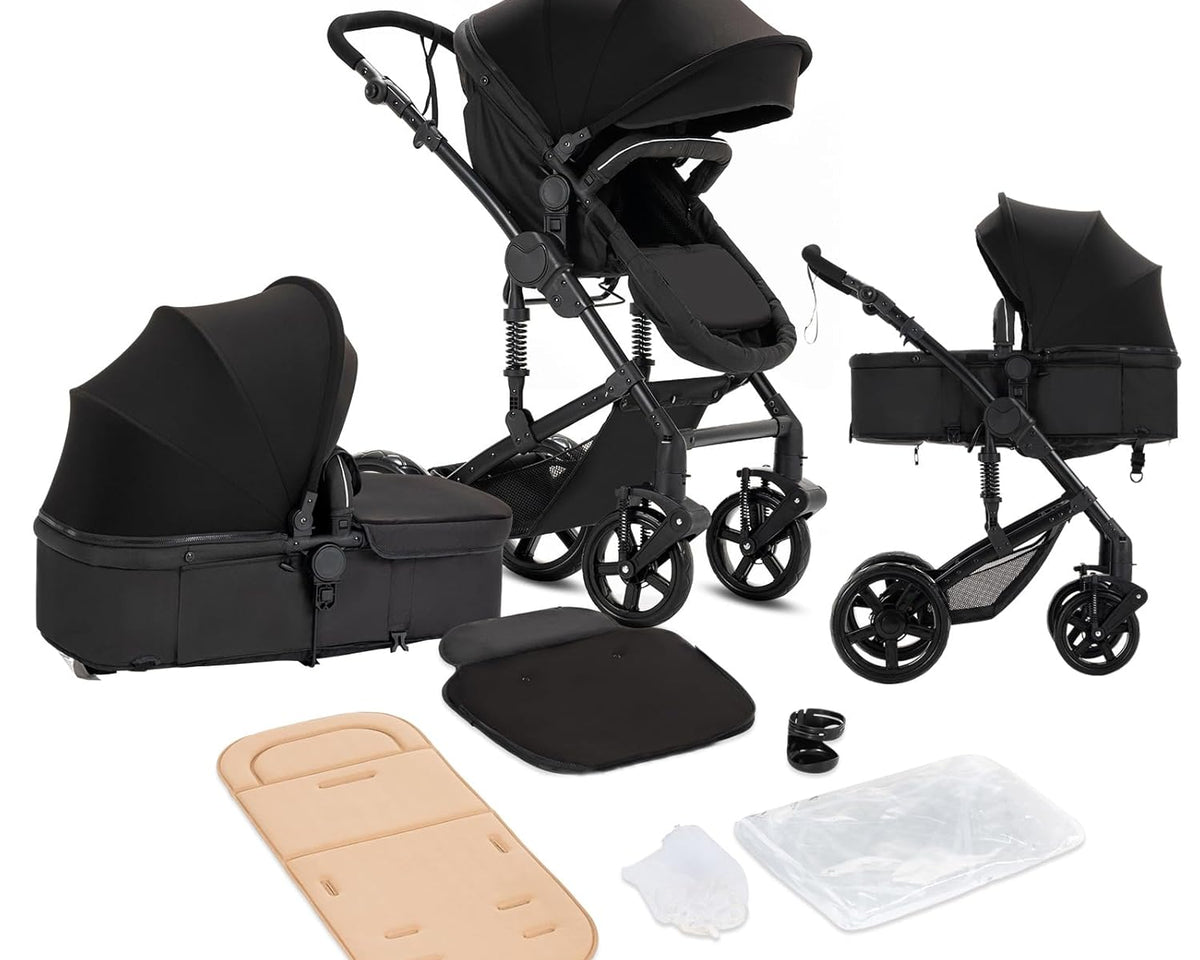 3-in-1 Baby Stroller Luxury Travel System-Maternity Miracles - Mom & Baby Gifts