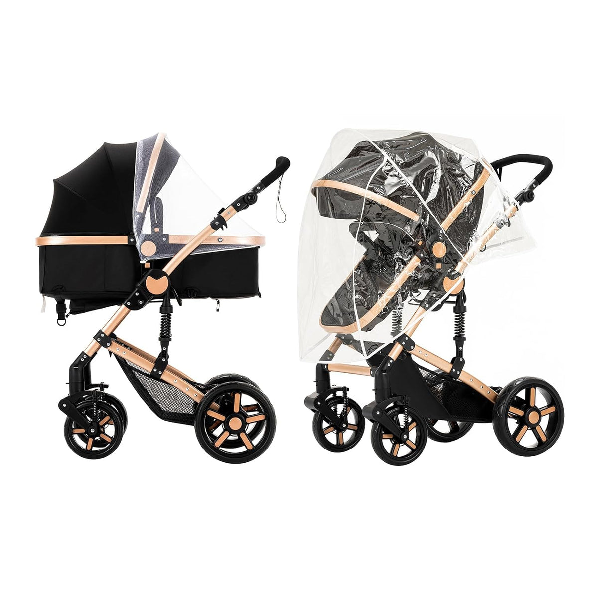 3-in-1 Baby Stroller Luxury Travel System-Maternity Miracles - Mom & Baby Gifts
