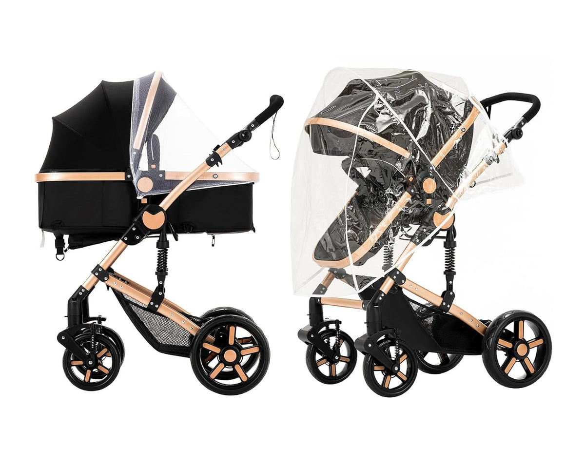 3-in-1 Baby Stroller Luxury Travel System-Maternity Miracles - Mom & Baby Gifts
