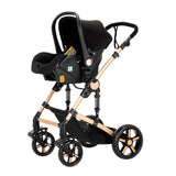 3-in-1 Baby Stroller Luxury Travel System-Maternity Miracles - Mom & Baby Gifts
