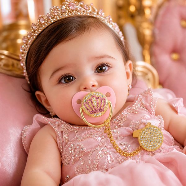 Luxury Baby Bling Crown Design Pacifier