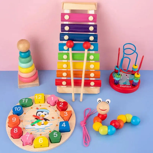 Alternate view 4 of Montessori 3D Wooden Puzzles
