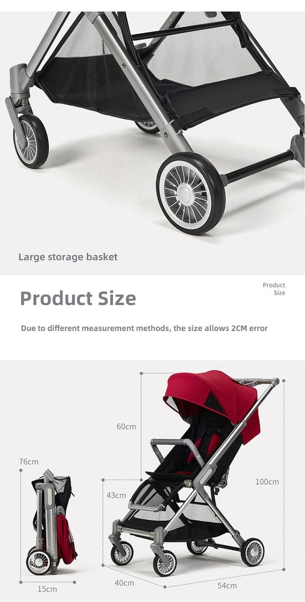 Portable Lightweight Foldable Baby Stroller For Newborns/Infants-Maternity Miracles - Mom & Baby Gifts