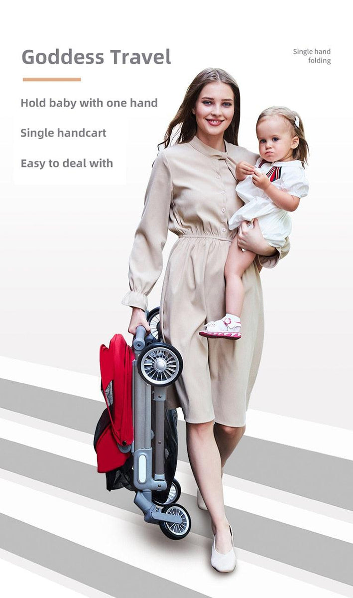 Portable Lightweight Foldable Baby Stroller For Newborns/Infants-Maternity Miracles - Mom & Baby Gifts