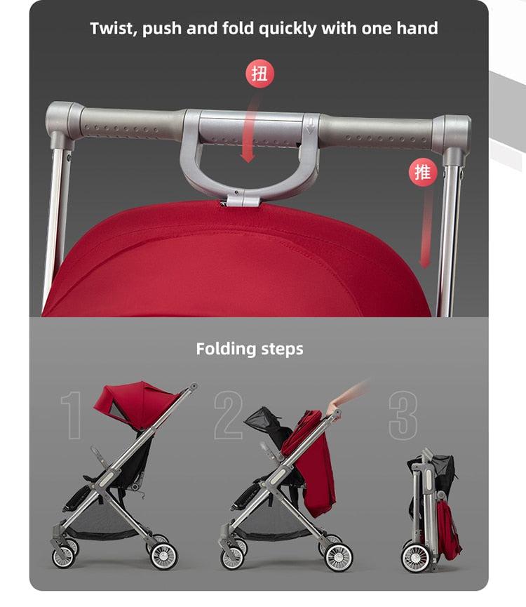 Portable Lightweight Foldable Baby Stroller For Newborns/Infants-Maternity Miracles - Mom & Baby Gifts