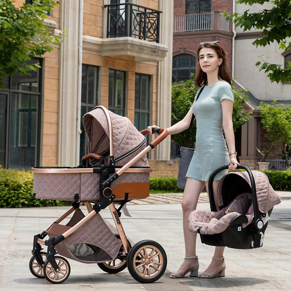 luxury stroller and car seat Premium 3-in-1 Baby Stroller (Car Seat & Base Included) – Maternity Miracles