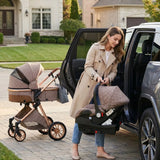 Premium 3-in-1 Baby Stroller (Car Seat & Base Included)