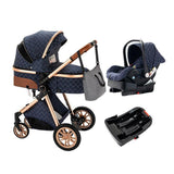 Premium 3-in-1 Baby Stroller (Car Seat & Base Included)