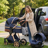 Premium 3-in-1 Baby Stroller (Car Seat & Base Included)