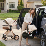 Premium 3-in-1 Baby Stroller (Car Seat & Base Included)