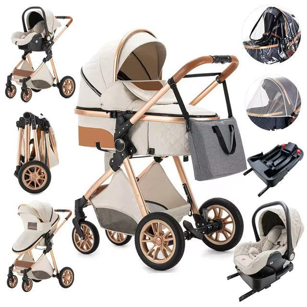 3-in-1 Baby Stroller Premium Travel System-Maternity Miracles - Mom & Baby Gifts