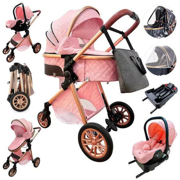 3-in-1 Baby Stroller Premium Travel System-Maternity Miracles - Mom & Baby Gifts