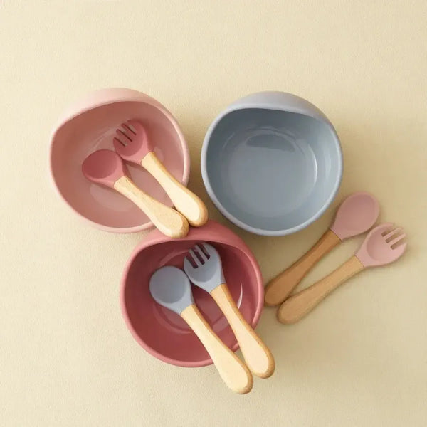 Silicone Baby Feeding Set-Maternity Miracles - Mom & Baby Gifts