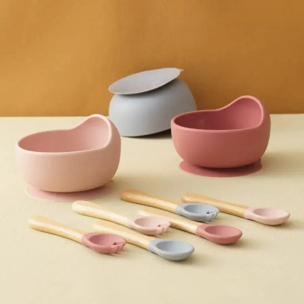 Silicone Baby Feeding Set-Maternity Miracles - Mom & Baby Gifts