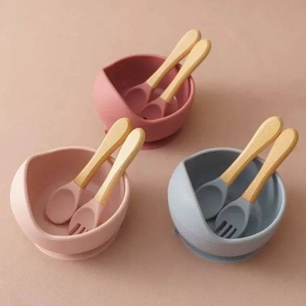 Silicone Baby Feeding Set-Maternity Miracles - Mom & Baby Gifts