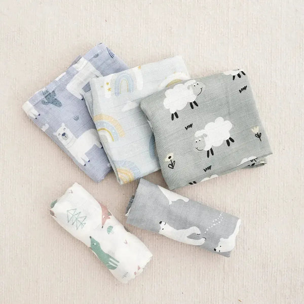 Alternate view 5 of Soft Bamboo Muslin Baby Set