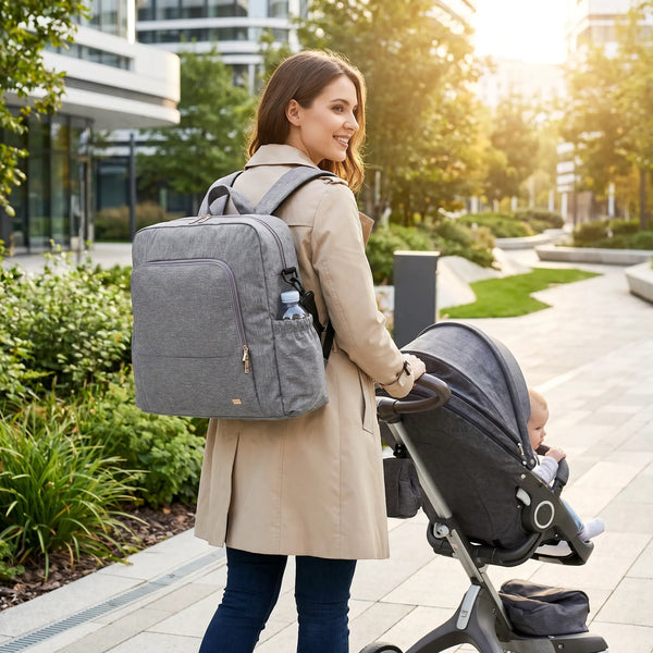 Stylish Waterproof Diaper Backpack