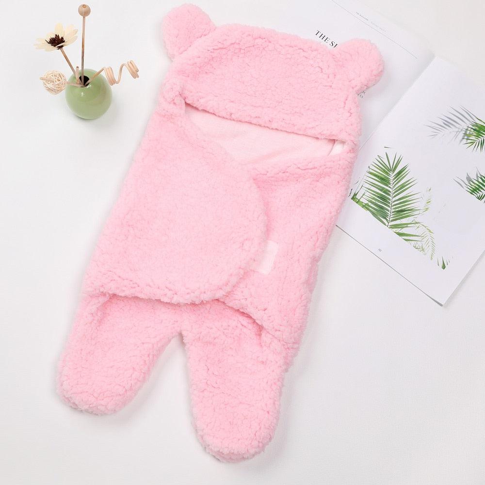 Baby Sleeping Bag Ultra-Soft Fluffy Fleece Newborn Receiving Blanket Infant Boys Girls Clothes Sleep Nursery Wrap Swaddle-Maternity Miracles - Mom & Baby Gifts