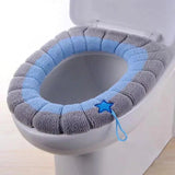 Winter Warm Toilet Seat Cover Mat Bathroom Toilet Pad Cushion with Handle Thicker Soft Washable Closestool Warmer Accessories-Maternity Miracles - Mom & Baby Gifts