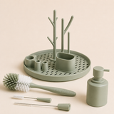7-in-1 baby bottle cleaning and drying station — detail