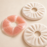 Close view of flexible gel chambers and soft fabric covers
