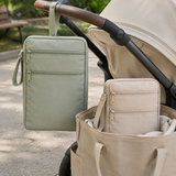 Wet and dry bags ready for stroller, pool, and family travel