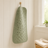 Non-Slip Baby Bath Mat — storage and care view