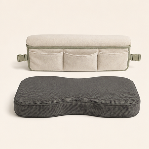 Baby Bath Kneeling Pad & Elbow Rest Set — studio view