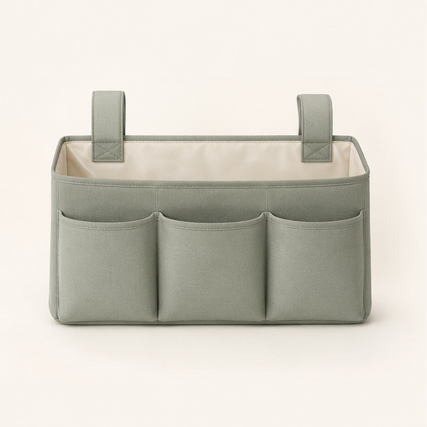Bedside Crib Storage Organizer — studio view
