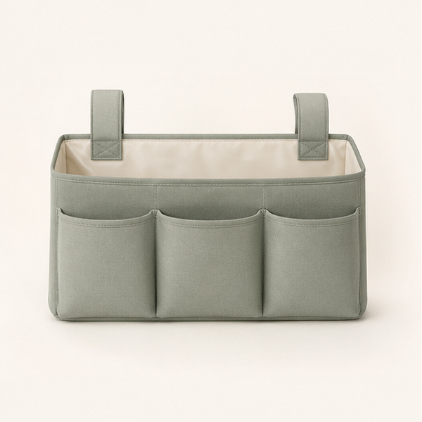 Bedside Crib Storage Organizer — studio view