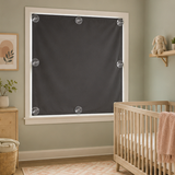 Portable Suction-Cup Blackout Curtain — lifestyle view