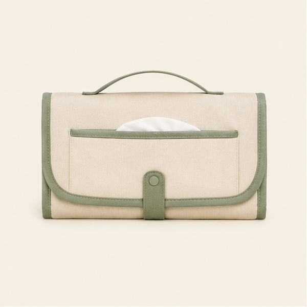 Portable Baby Changing Mat Clutch — studio view
