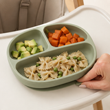 Silicone Suction Divided Toddler Plate — lifestyle view