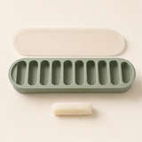 Silicone Breast Milk Freezing Tray with Lid — studio view