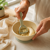 Portable Baby Food Masher Bowl & Spoon Set — lifestyle use view